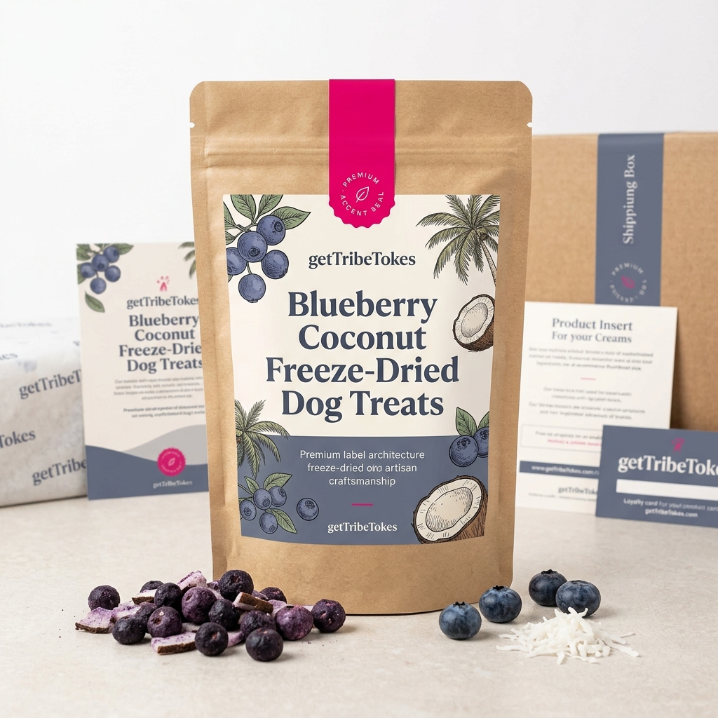 Blueberry Coconut Freeze-Dried Dog Treats